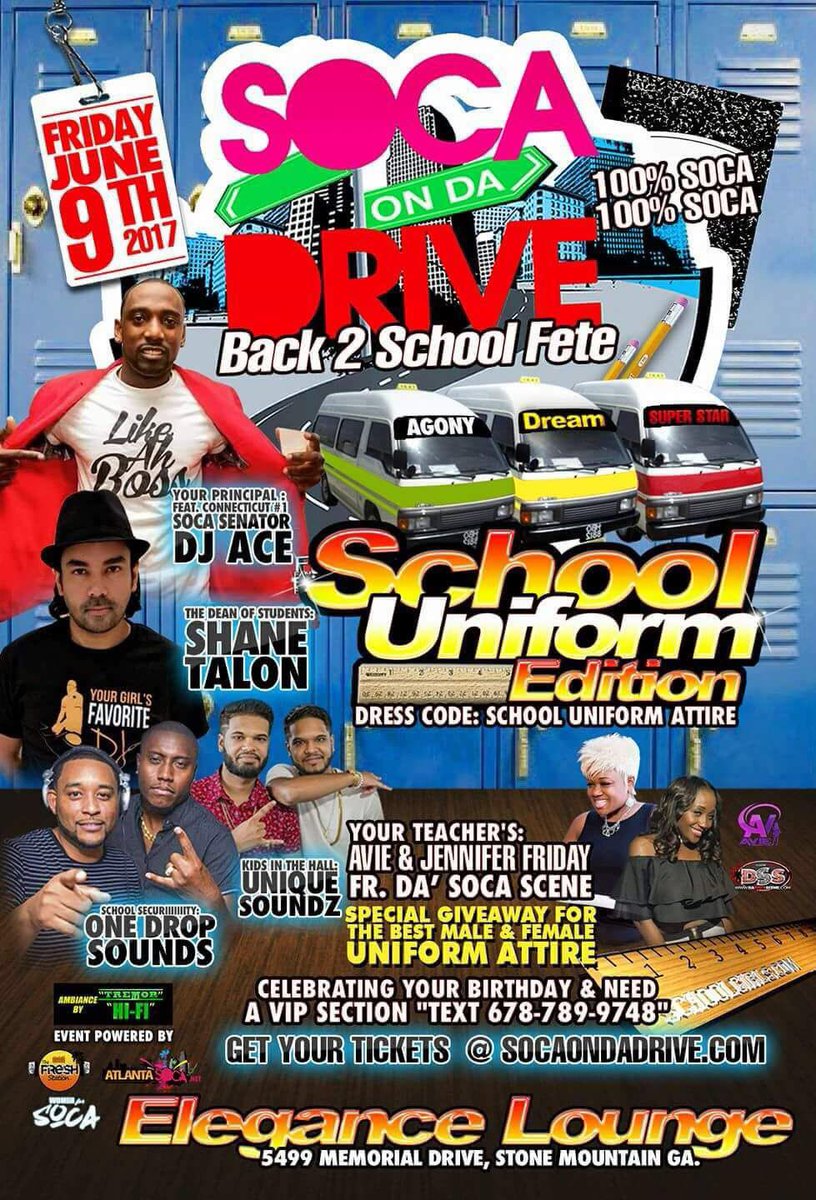 DjTrickxUSPD's tweet photo. SOCA ON DA DRIVE TONIGHT! #Atlanta #SocaOnDaDrive #SODD https://t.co/o5JC3c2f4u
