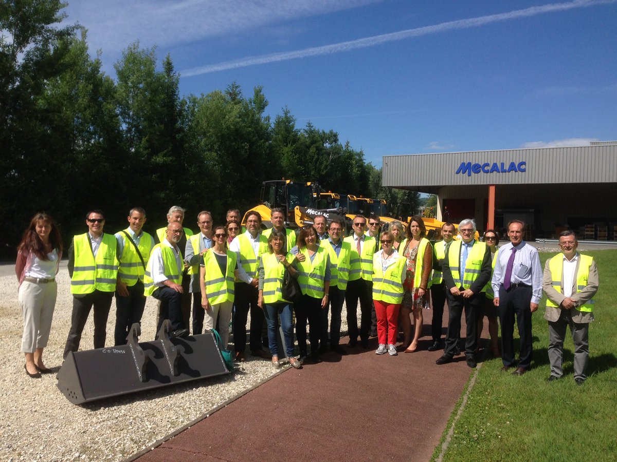 UIMMLYONFRANCE's tweet photo. Rassemblement de dirigeants de PMI en Haute Savoie  
Merci à @staubligroup et @Mecalac_Apps pour leur accueil
@METALLURGIE_69 @pemrhone https://t.co/VZnaP3PBed