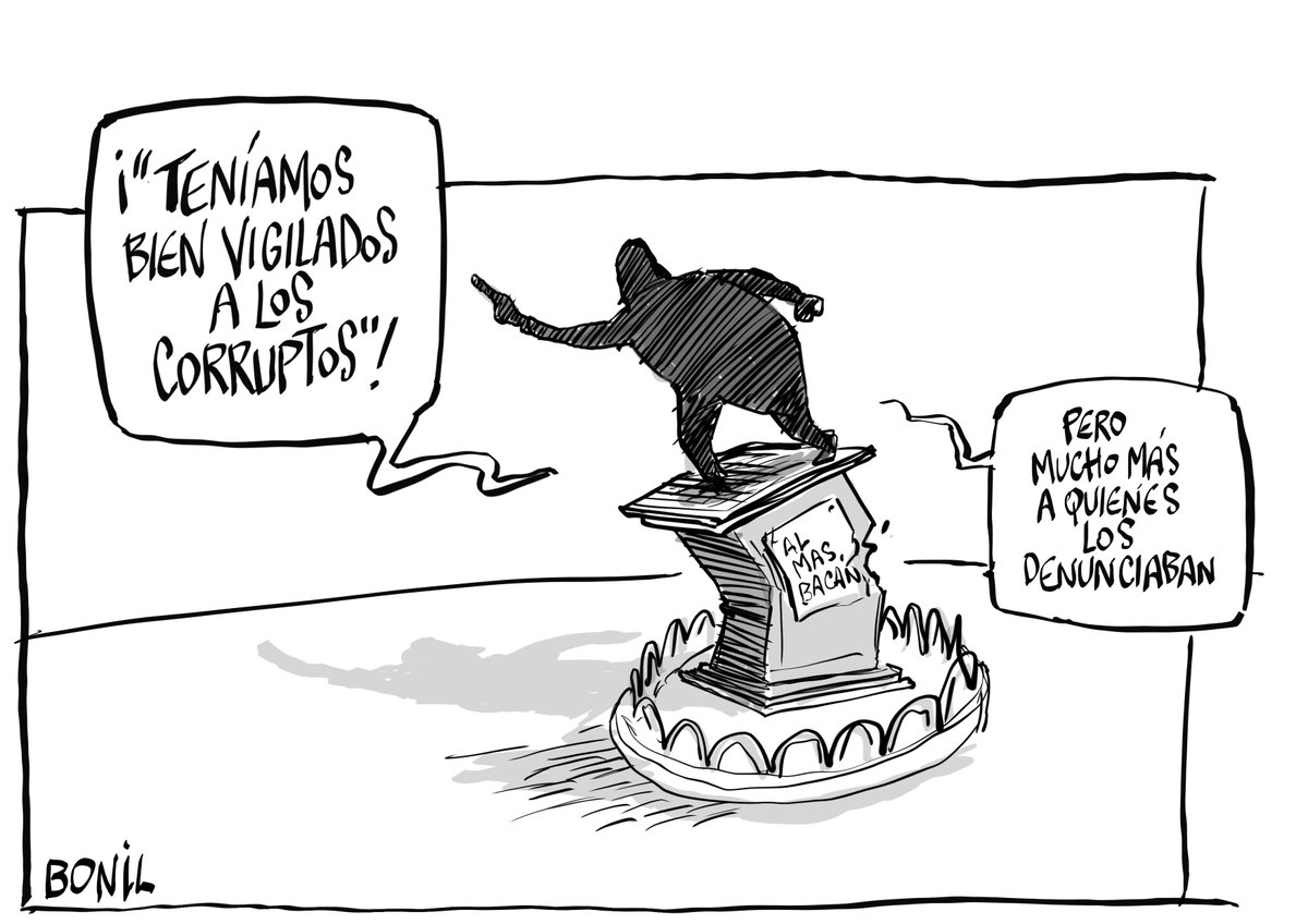 bonilcaricatura's tweet photo. Habló el impoluto https://t.co/liu21M9DwO