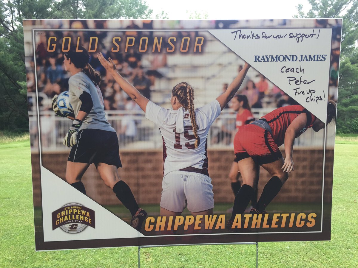 CMU_W_Soccer's tweet photo. Thank you for your support! #FireUpChips #ChipChallenge17 🔥🆙⛳️ https://t.co/lR1PKWBUdG