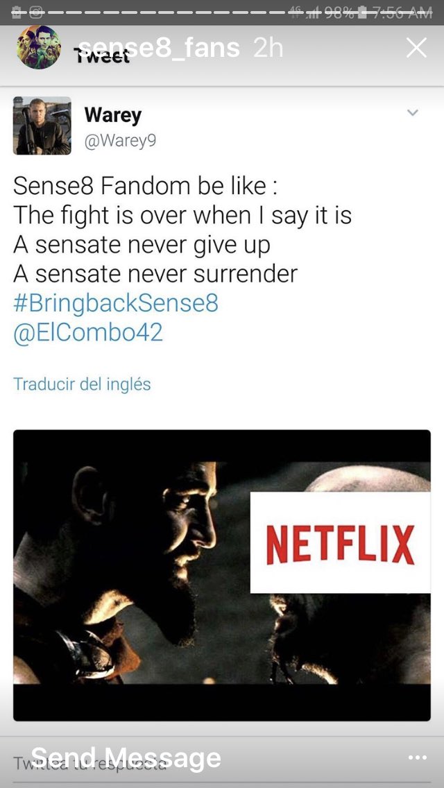 Choco_Latte2790's tweet photo. #WillAppreciationDay #NoSense8NoNetflix #BringBackSense8 #SaveSense8 #HopeForSense8 #RenewSense8NOW #IAmAlsoaWE #WEDontGiveUp #KeepFighting https://t.co/sbB6WYCalG