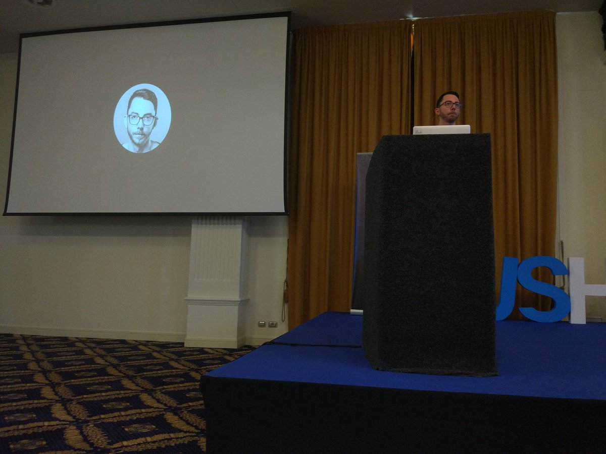 liran_tal's tweet image. it's frigging the author of #cssmodules on stage on @jsheroes OMG!!! @markdalgleish I'm excited to hear your talk!
