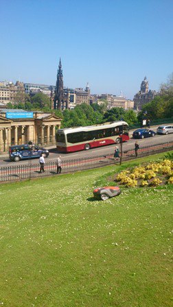 EdinOutdoors's tweet photo. Monty the Mower ... Whistle while you work #MontytheMower https://t.co/NO1QzXMJqp