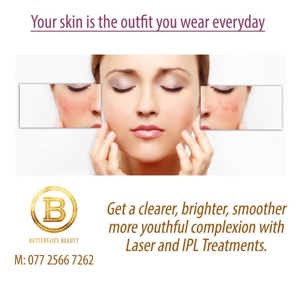 ButterfliesIPL's tweet photo. Your #skin is the outfit you wear everyday. Get a #clearer, #brighter, #smoother &amp; more #youthful #complexion with #Laser &amp; #IPL #Treatments https://t.co/J1yJ2Dfl5b