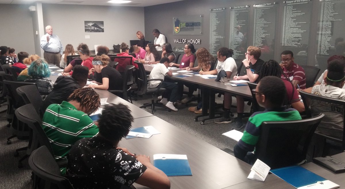 We were pleased to host <a href="/Destinationict/">CampDI</a> students yesterday and to share the role of a Chamber and the importance of networking.