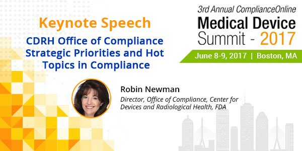 Compliance_On's tweet photo. #FDA #CDRH Director Robin Newman Exchanging her Ideas on #CDRH Office of #Compliance #Strategic  Priorities #COMedSummit https://t.co/FwVtUHuXUh