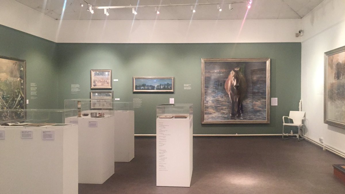 tw_events's tweet image. Nice calming colours at the new #Springlines exhibition @TWBC_Museum with a few good sized pictures. Nice pony &amp;amp; some great trees!
