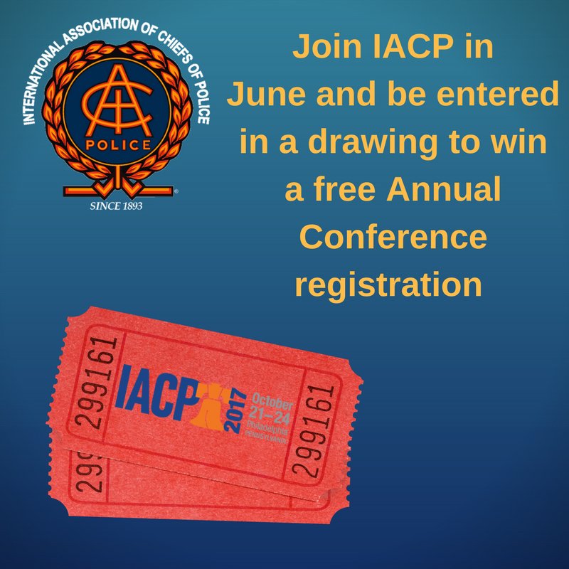 Join in June &amp; be entered to win 1 of 10 free #IACP2017 registrations! theiacp.org/join