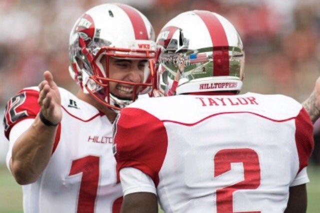 MoonShineTD's tweet image. You need a TD to win it... Who ya got?

RT for Marshall's Chad Pennington &amp;amp; Randy Moss

Like for WKU's Brandon Doughty &amp;amp; Taywan Taylor