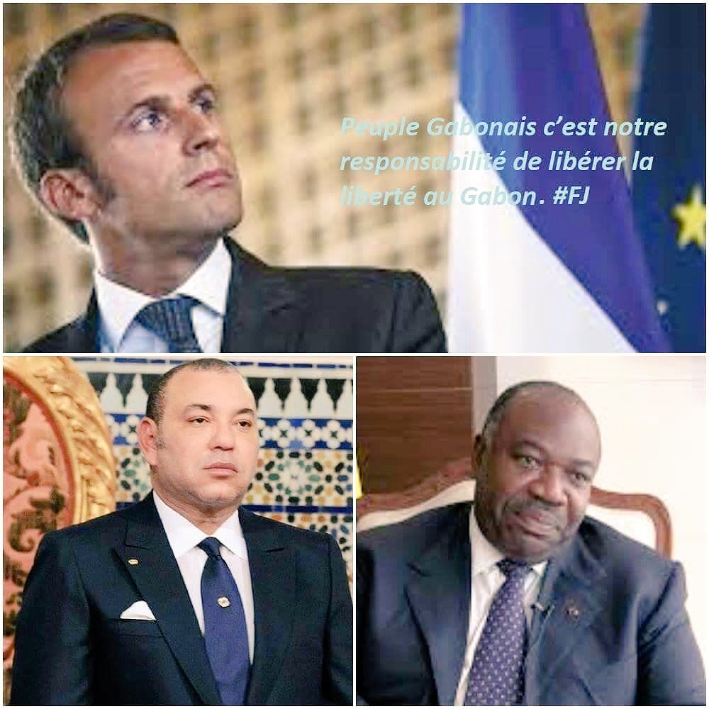 OnBTWes's tweet photo. @Elysee 🇫🇷 Si visite pour le Maroc 🇲🇦 ok. Mais pas de rencontre avec ALI BONGO. Non aux tyrans des démocraties respecter vote. #GabonLibre🇬🇦 https://t.co/vkZ1C0WZhN