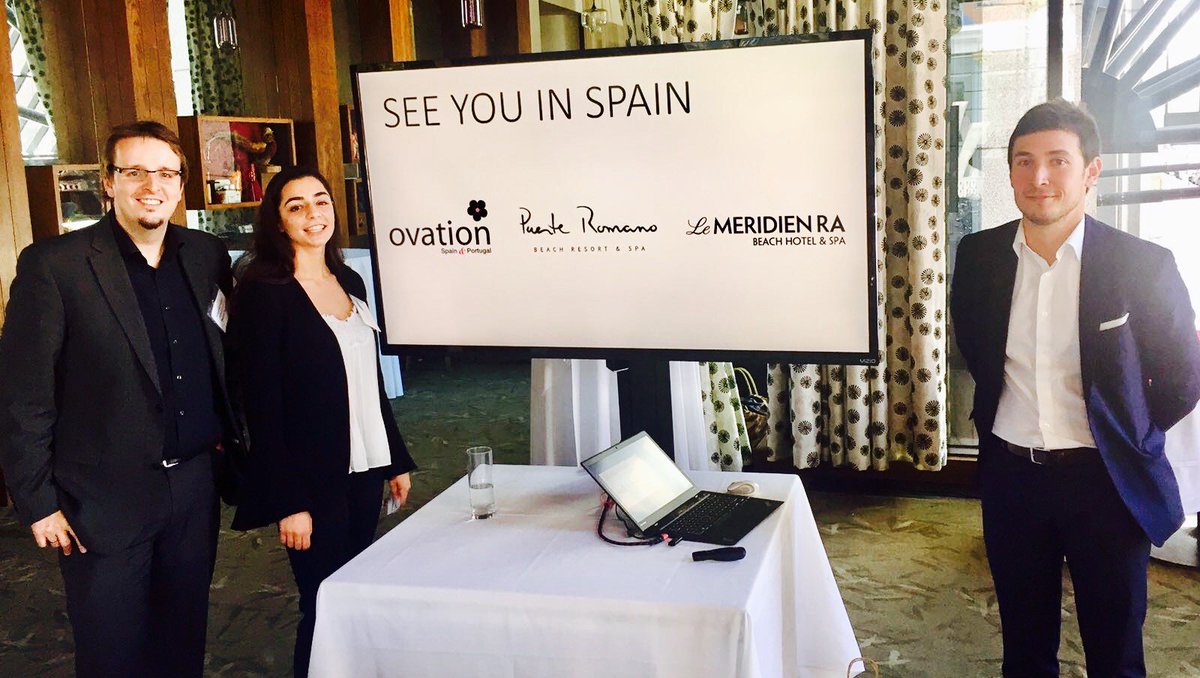 #OvationSpain just finalized a great week of luncheons in #USA! Thanks to Denise to set this up for them! goo.gl/FFpm0t #MICE