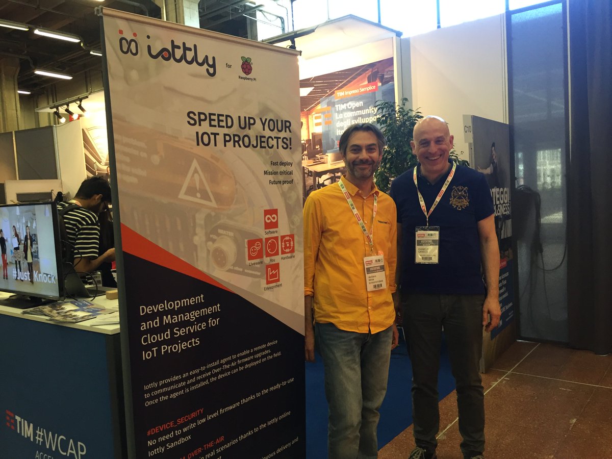 TIM_Enterprise's tweet photo. A #SMAU Bologna è presente @TomorrowData, #startup di @timwcap che mette l'#IoT al servizio delle #PMI, grazie alla sua piattaforma Iottly. https://t.co/UmdiaOdLuU