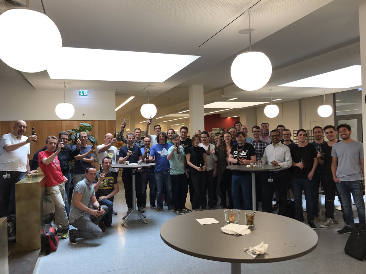StoobUrs's tweet photo. @AXA_Switzerland #hackathon 2017 closing ceremony - great teams, great solutions, great success 🍺🍺 #AXAwall https://t.co/usAgQDZdu6
