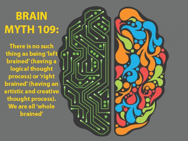 UMBrainBank's tweet photo. Brain Myth 109 #FridayFacts #miamibrainbank https://t.co/i6x7BG7lG9