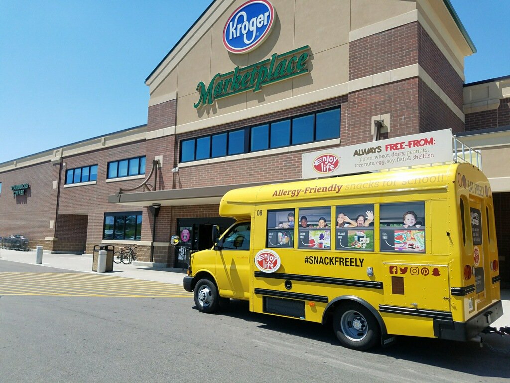 Plentils's tweet photo. Calling all @kroger shoppers in Cincinnati, Ohio! The #SnackFreely bus is sampling Plentils 3:30-7pm at 4613 Marburg Ave! Come Eat Freely 😄 https://t.co/4cDVq5JoRb