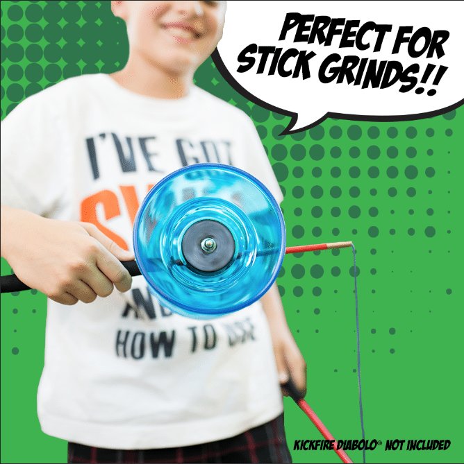 KFDiabolos's tweet photo. Our diabolos are perfect for Stick Grinds. Don't know what Stick Grinds are? Head to our YouTube channel for all of our #InstructionalVideos https://t.co/jaegdSCSkg