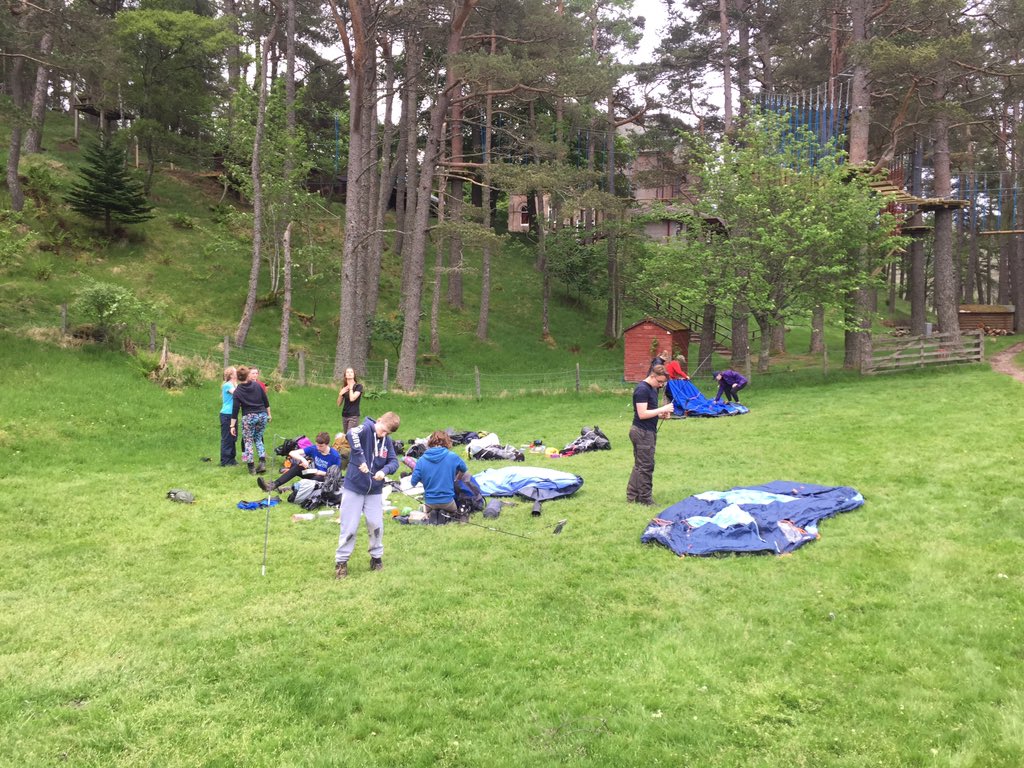 ForAcadDofE's tweet photo. Groups have arrived safe and sound at the campsite and are having dinner! An eventful day with lots of wildlife encounters! #DofE @ForAcad https://t.co/tnIimsSTcn