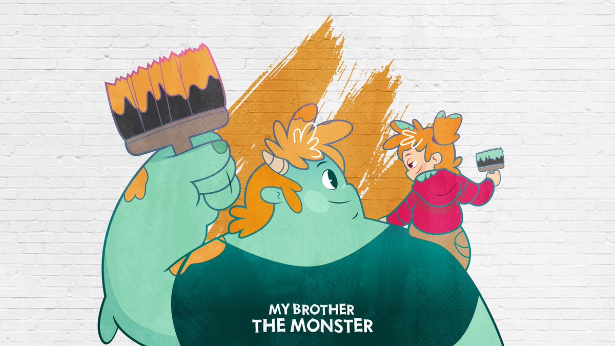 If Mombou's big brush leaves little empty spaces. Petunia's little brush is there to fix them.  #MBTM #Mombou
