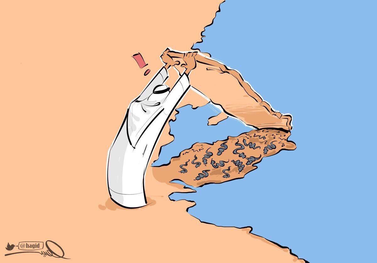 almansoori's tweet photo. اجمل كاريكاتير .. للأفاعي في تنظيم دولة قطر
#GameOverQatar
#qatar_funds_terror
#اكتشف_حقيقة_قطر https://t.co/zDClGyTFBD