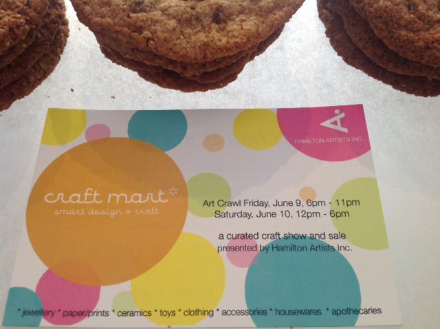 ByMadeleineHam's tweet photo. Tonight at #ArtCrawl and tomorrow from noon-6pm: lovely artisan vendors and special edition treats @hamartinc #CraftMart #HamOnt https://t.co/duiVwyYKal