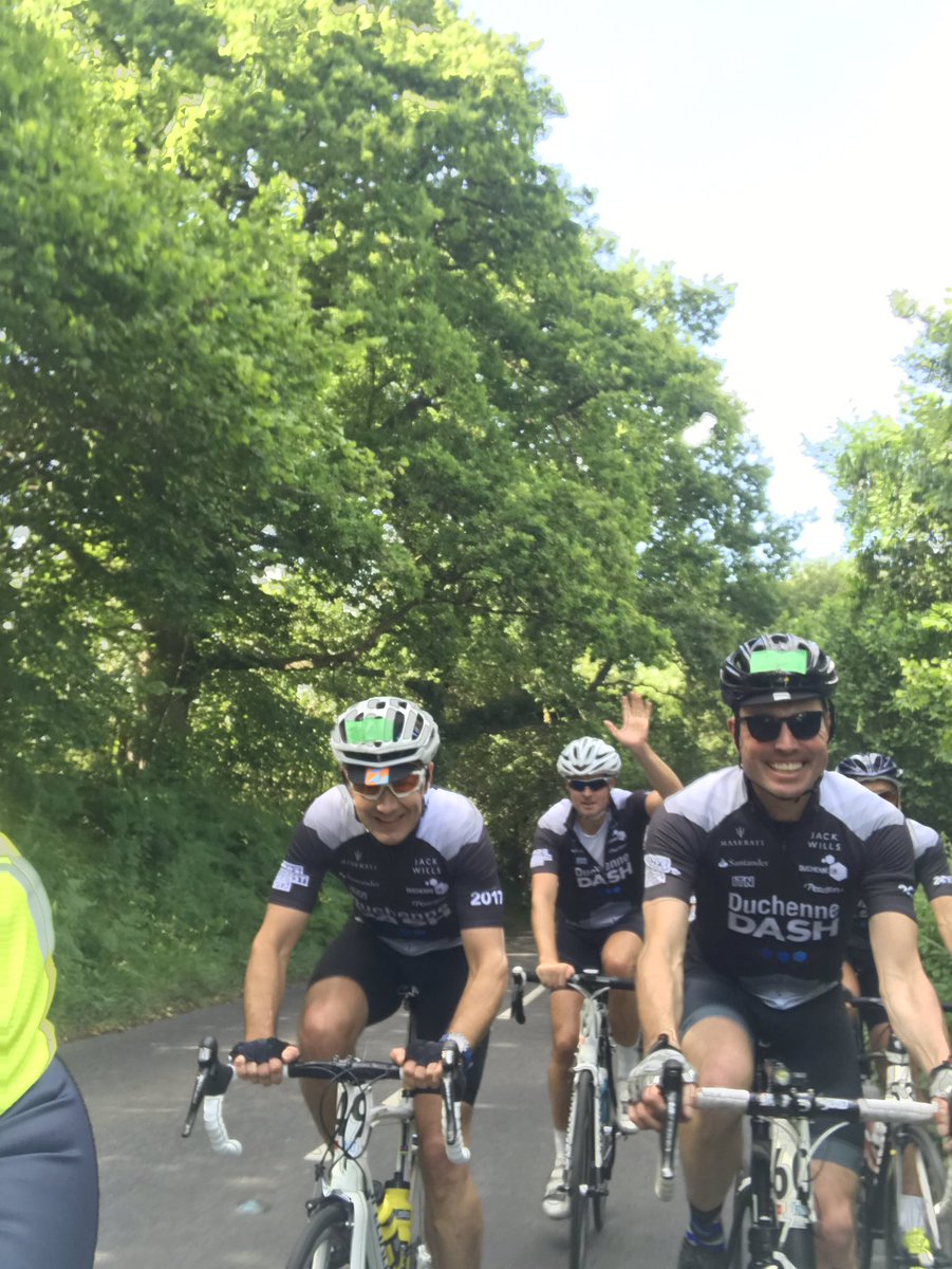 seanmoly's tweet photo. Very privileged to guide #GreenGroup to the coast.UK leg #DuchenneDash2017.Amazing riding.Just the 206km to Paris tomorrow.#factorpilot https://t.co/fUbUXfdPAt