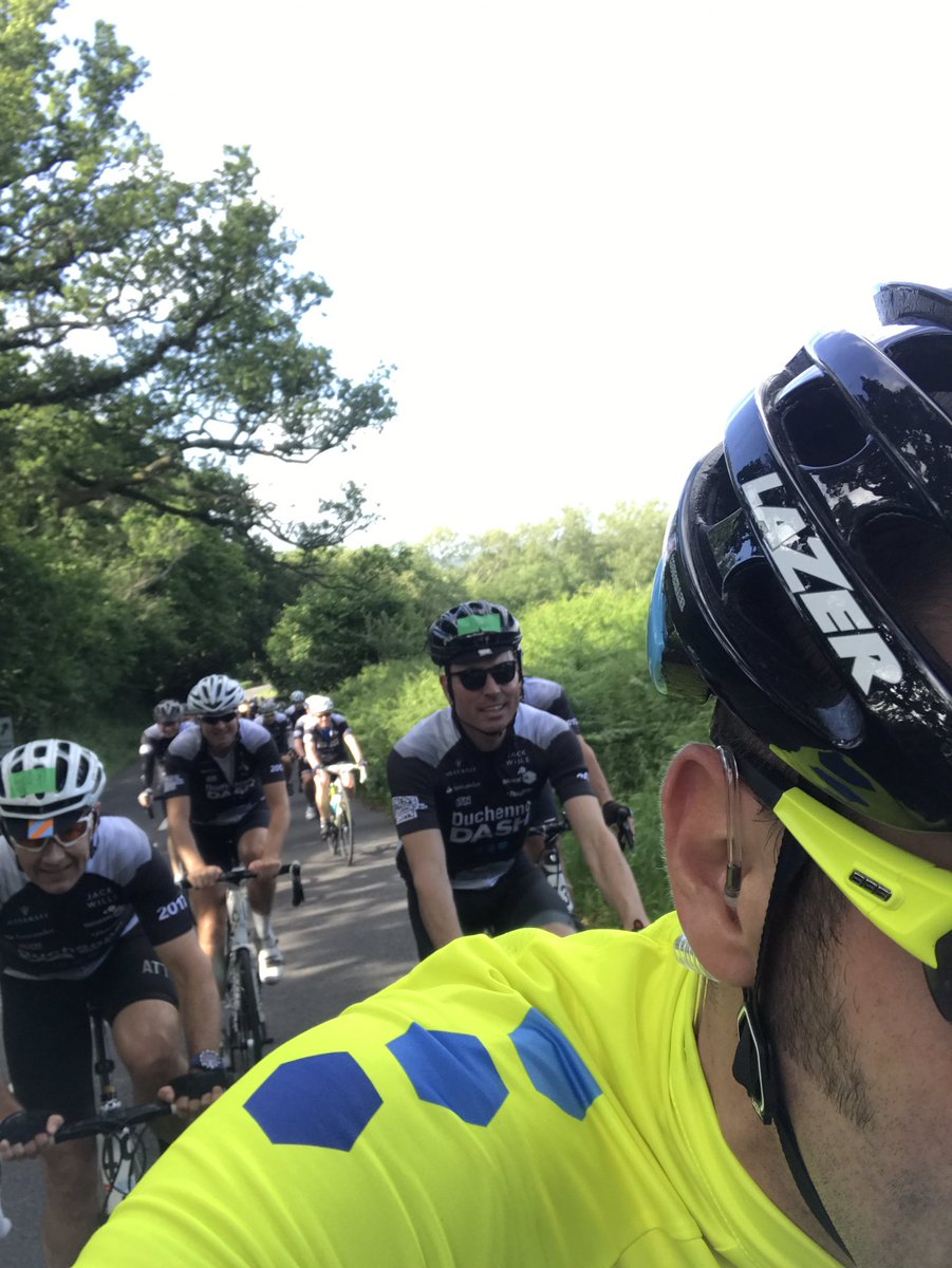 seanmoly's tweet photo. Very privileged to guide #GreenGroup to the coast.UK leg #DuchenneDash2017.Amazing riding.Just the 206km to Paris tomorrow.#factorpilot https://t.co/fUbUXfdPAt