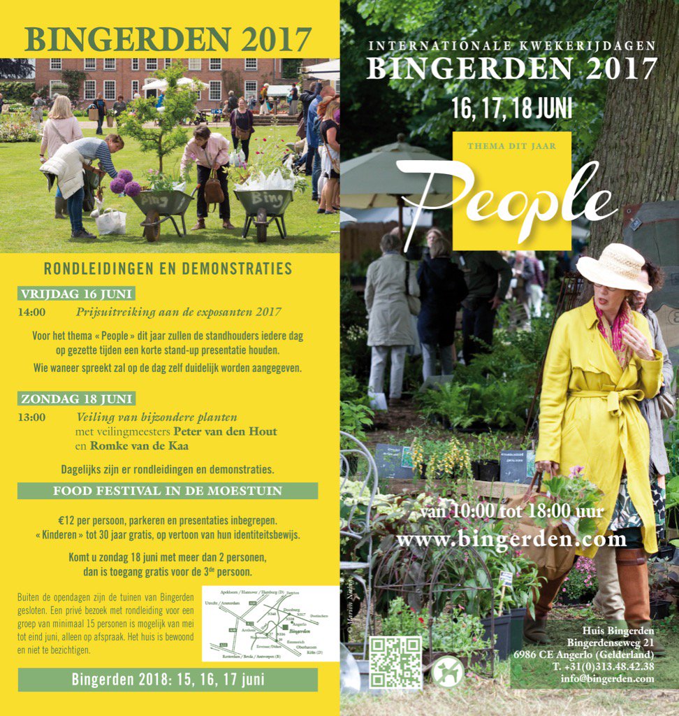 BoerJm's tweet photo. Heb je zin in een plantenfeest met gezellig food festival? Kom naar de Kwekerijdagen op landgoed Bingerden! https://t.co/HUaI1Kljfz