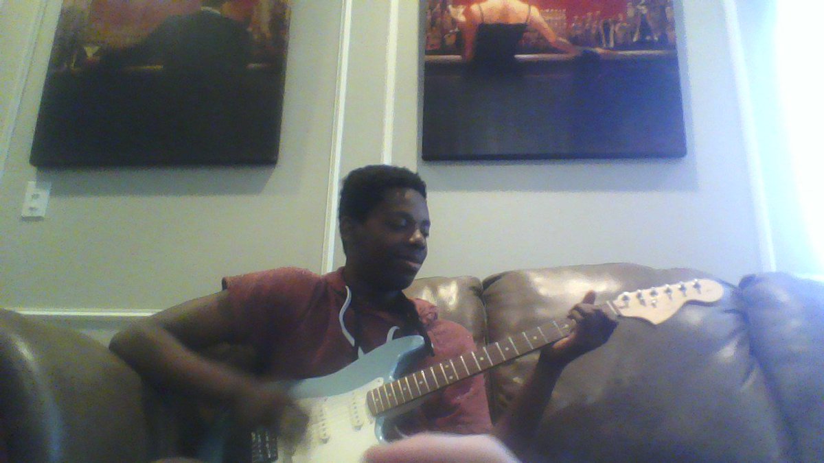 Introducing our rhythm guitar. Soloman