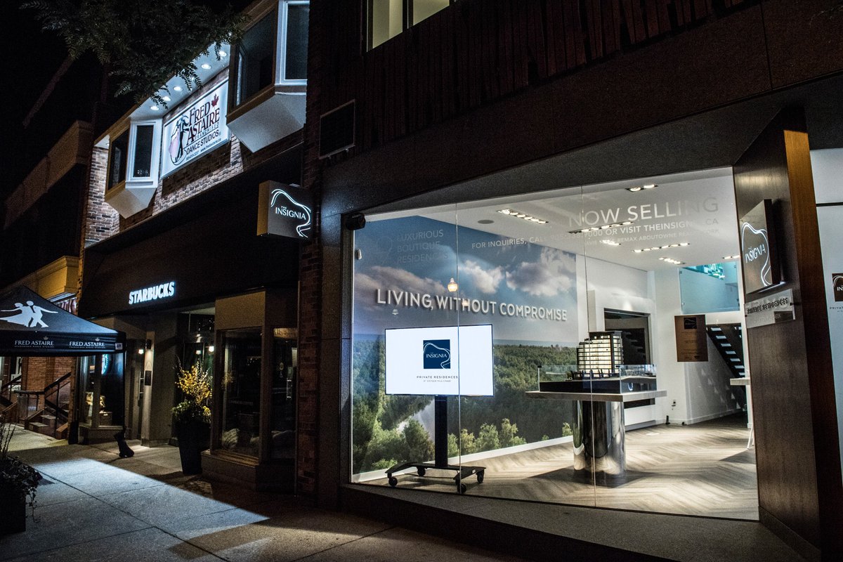 LiveAtInsignia's tweet photo. Join us this weekend! Conveniently located next to Starbucks in downtown Oakville. 

#oakville #luxury #realestate #starbucks https://t.co/B9UbBN3MSy