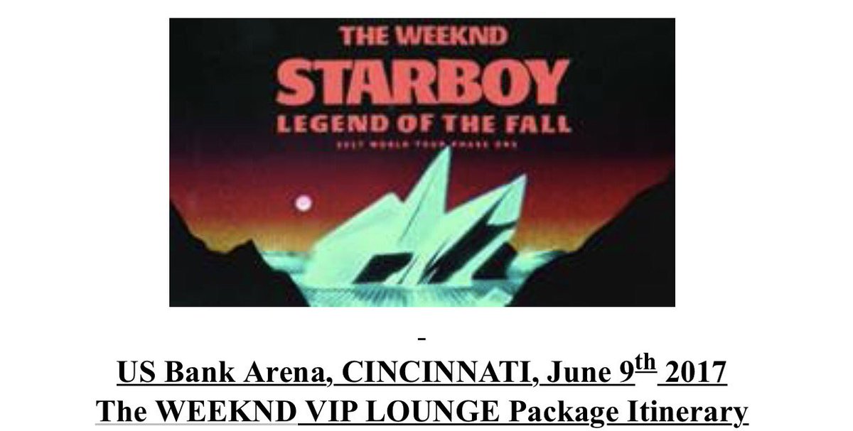JordonKentUSG's tweet photo. VIP to the last stop of the Starboy Tour @theweeknd @6LACK @RaeSremmurd @reBELLYus @goSwaeLee @Jxmmi https://t.co/eH2b6NeOAL