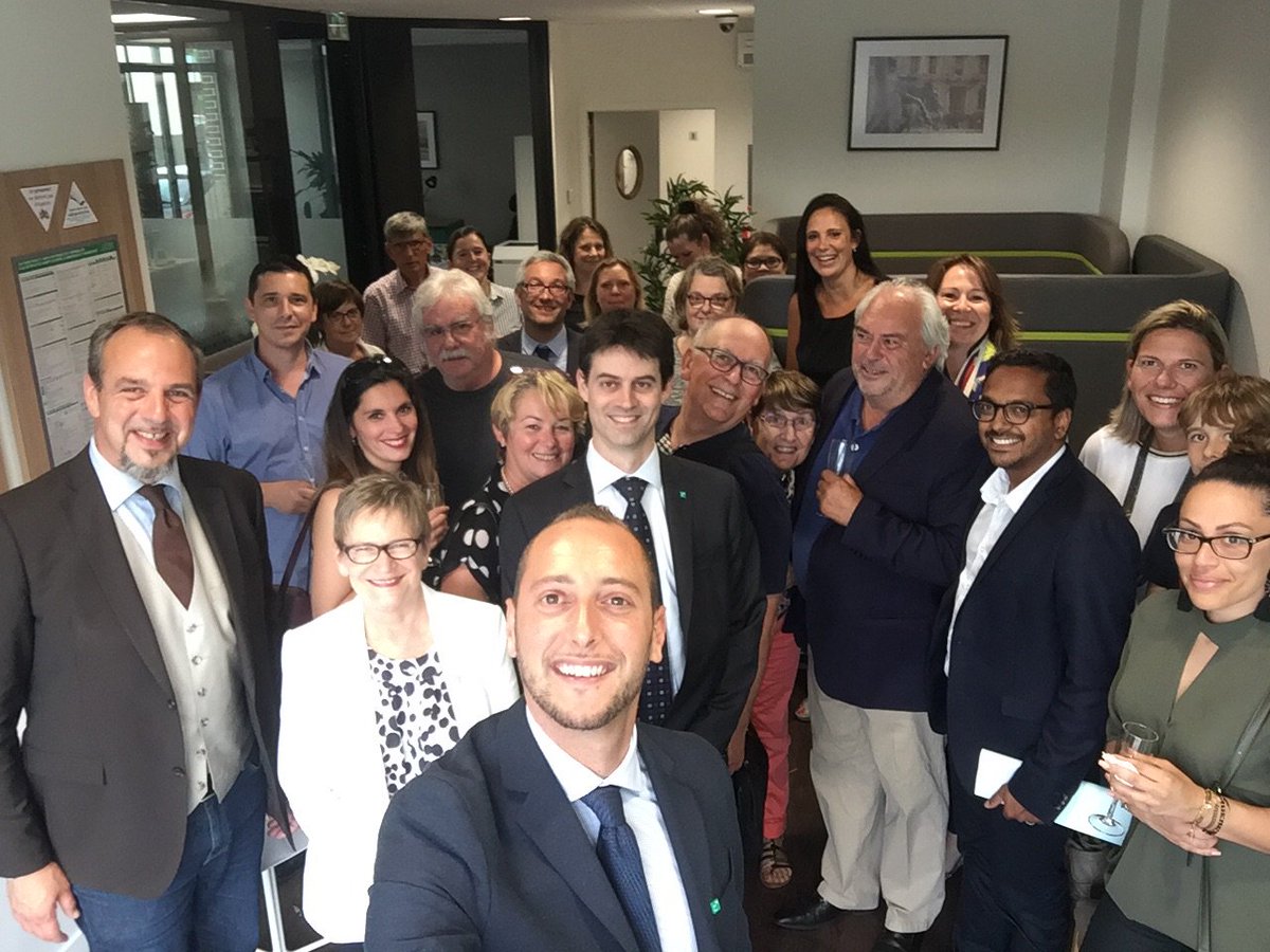 Inauguration hier de la nouvelle agence #BNP Paribas d'#Eragny en présence du maire. Conseillers et experts dédiés à votre disposition.