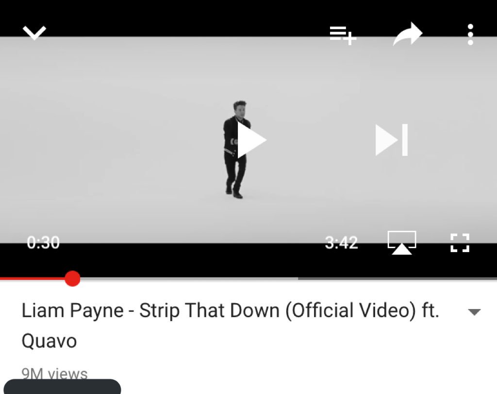 paynepromoteam's tweet photo. #stripthatdownmusicvideo hit 9M lets get it to 10M https://t.co/YdBSxTbyM0