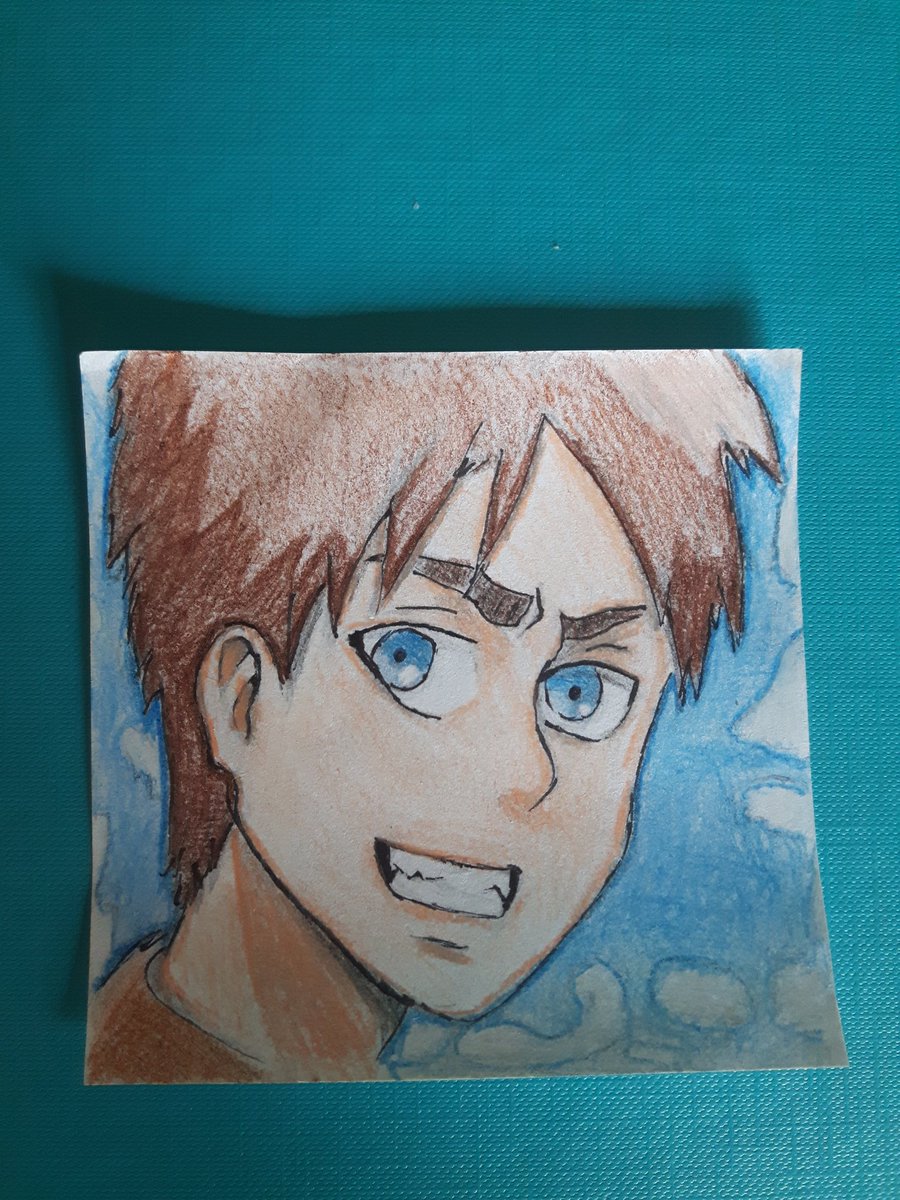 juthsty's tweet photo. Finals are here, perfect time to pick up art again #procrastination #AttackonTitan https://t.co/dbzmJ8LFnf