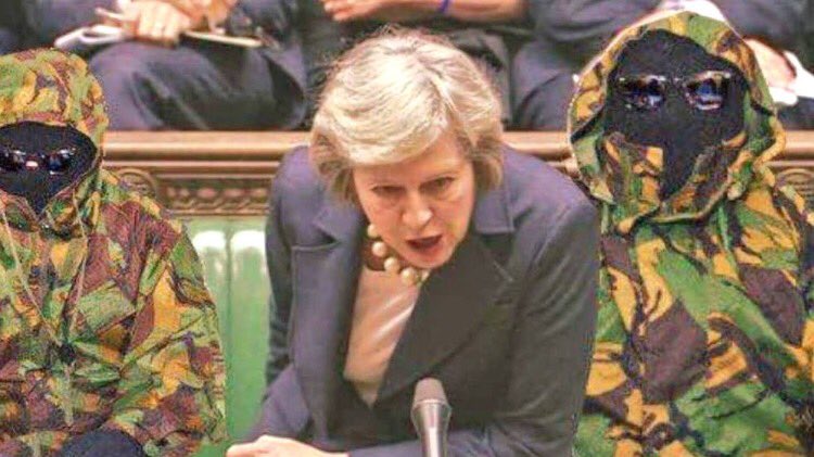 EnjoyFascism's tweet photo. Who's the terrorist sympathiser now comrades? #DUPCoalition #hungparliment https://t.co/u7RYqsyxFe