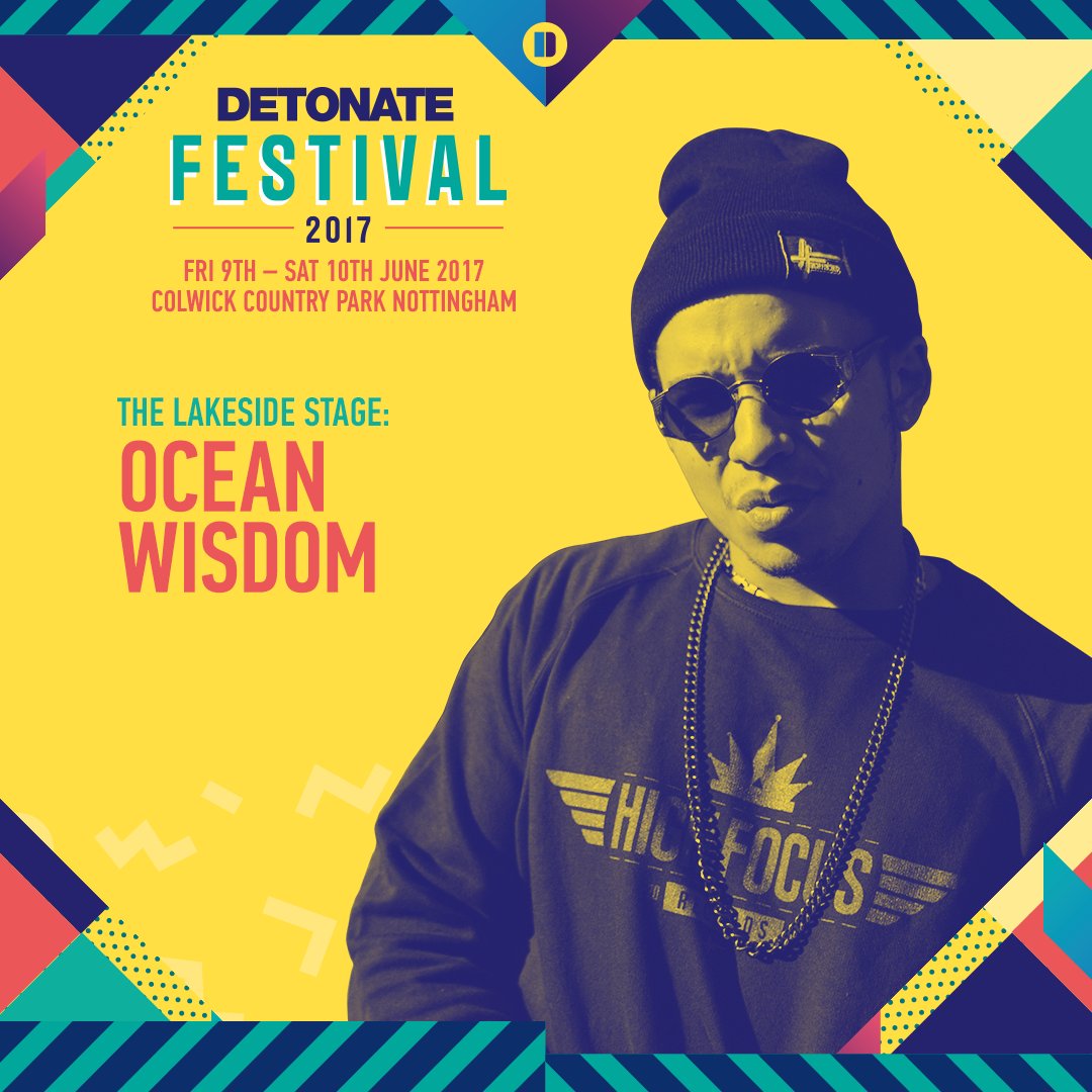 HighFocusUK's tweet photo. Catch @Ocean_Wisdom LIVE tonight at @DetonateUK Festival on the Lakeside Stage! https://t.co/74YypwFALv #HighFocus #Chaos93 https://t.co/NkBryskr4v