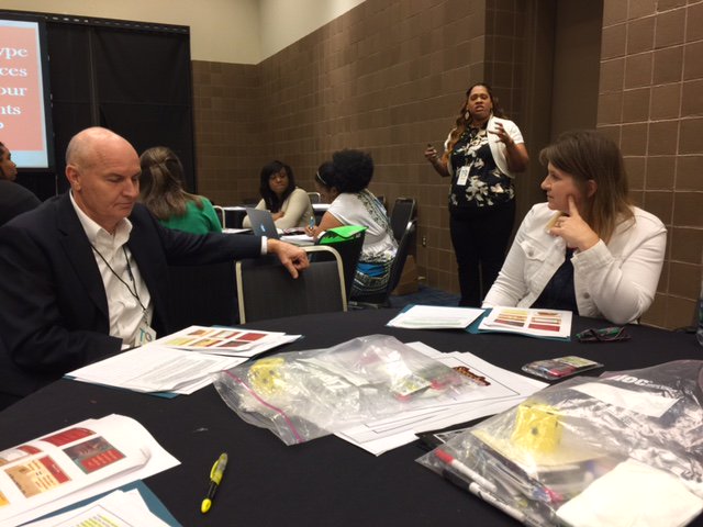 CPSBschools's tweet photo. One of our Elementary Consultants is presenting "Let's Get to the Source" right now at the #tlsummit2017 in New Orleans! https://t.co/EoHvSilAvU