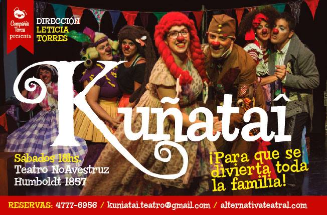 maxisarramone's tweet photo. #BuenViernes Para reservar tus plateas para disfrutar de @kuniataiteatro a @NoAvestruz  los niños hasta 5 años GRATIS! Risas, Mate y Chipa https://t.co/Lp0ayR2Ehf