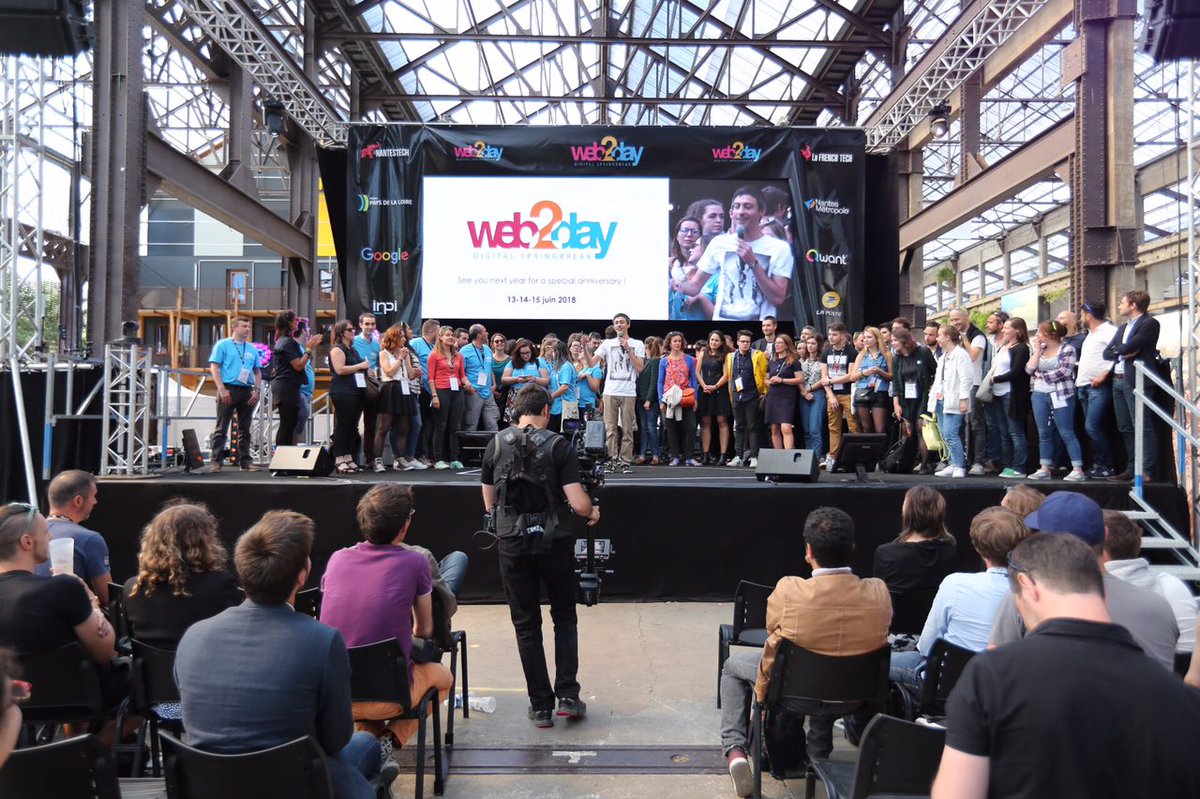 web2day's tweet image. Merci ! C'était énorme ce #Web2Day 😙