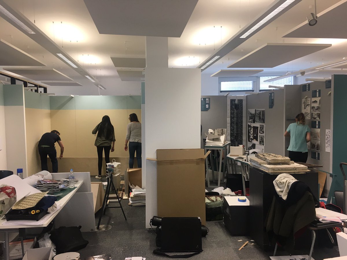 Head_MancArch's tweet photo. Final preparations @BCU_BSoAD show @MyBCU https://t.co/8nwhQaLtwp