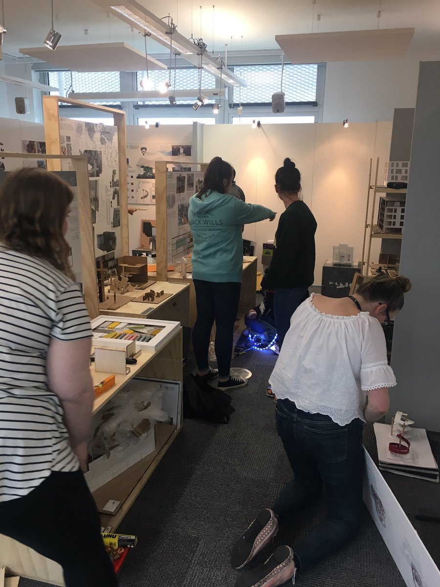 Head_MancArch's tweet photo. Final preparations @BCU_BSoAD show @MyBCU https://t.co/8nwhQaLtwp