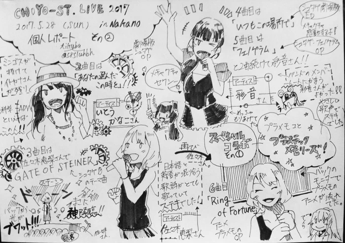 先日の中野でのチヨスタライブ、超個人的レポまとめ。その2!
#チヨスタライブ 