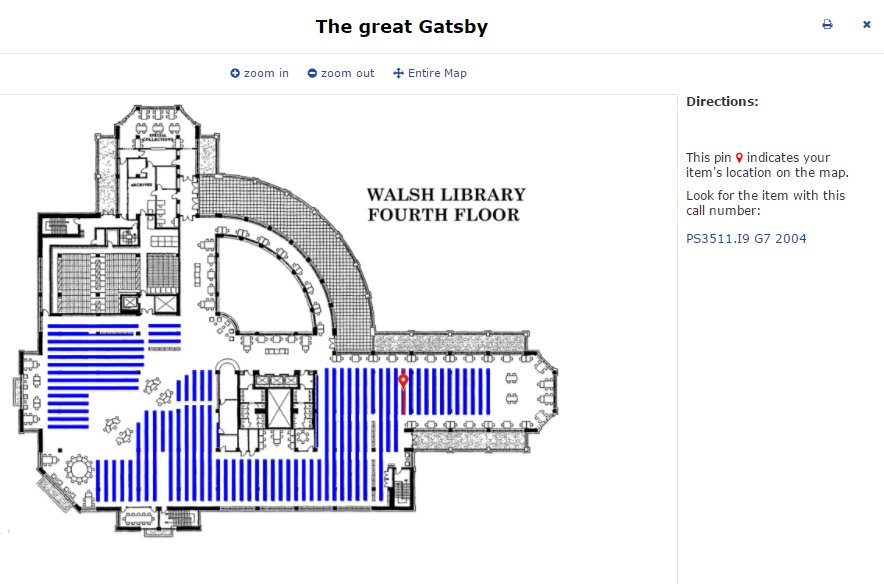 Fordham University Libraries Brand New To Our Catalog Use The Map It Feature To Help Find Materials At Walsh Library You Can Get Help From Real Live People Too T Co Ghizjlouoe