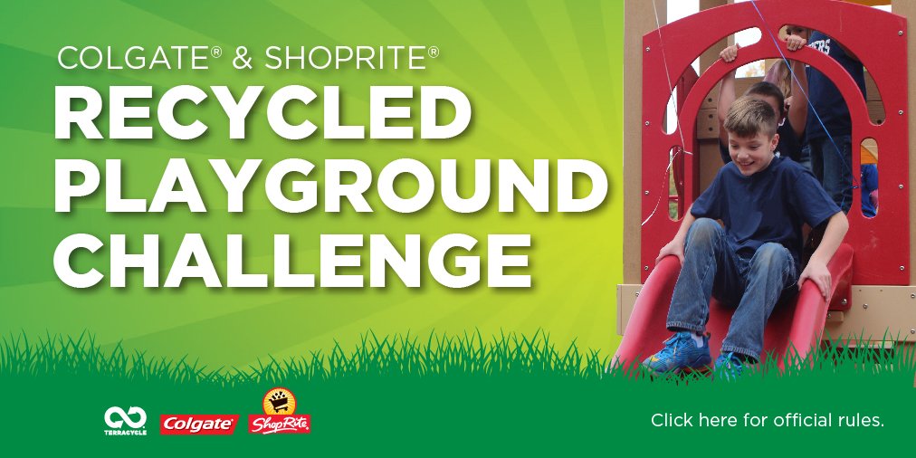 TerraCycle's tweet photo. #ad A #tiptowin the #Recycled Playground Challenge from @Colgate & @ShopRiteStores? Post frequently on social media https://t.co/ehl8icbSox https://t.co/DZUuOYQsZD