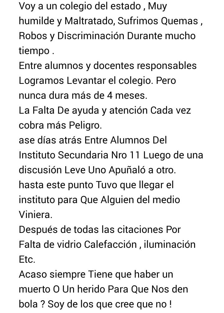axell_damian's tweet photo. Q' Esto No Pase en otros Colegios,Q' No los escuchen Solo cuando hay un Herido Q' los escuchen Y Ayuden Cuando Se necesita No cuando Quieran https://t.co/J6zNeb0PhV