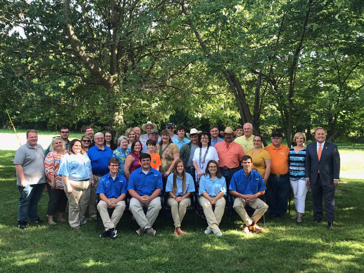 TNFFAFoundation's tweet photo. Stars visited Turner Angus Farm, home of Catherine Turner, for a Star Farmer reception. Covington FFA celebrates two Stars this year! #FFA https://t.co/jcnJwTVht8