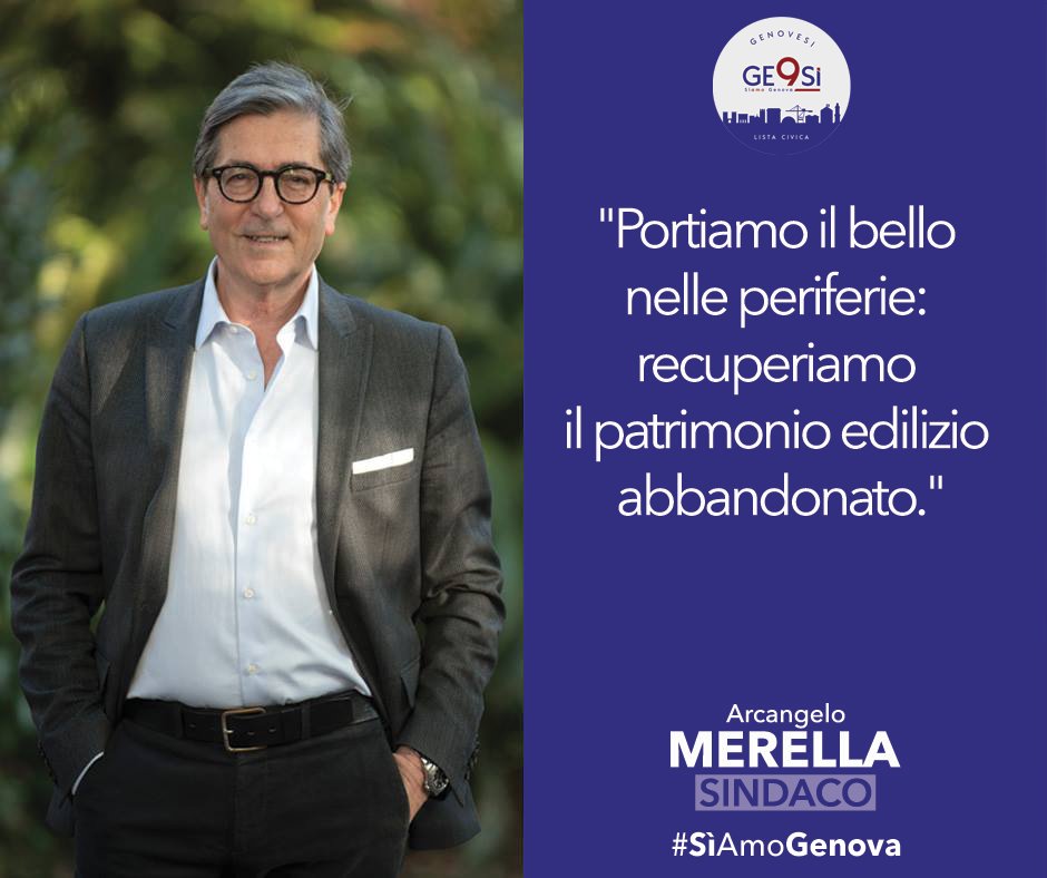 siamogenova's tweet photo. Le periferie della città devono essere ascoltate, recuperate e valorizzate.
#MerellaSindaco #ScegliDavvero https://t.co/FXuxH0fL2A