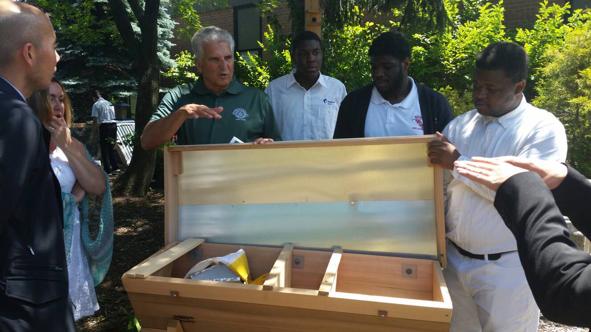 Joe_D_EssexExec's tweet photo. Visiting West Caldwell Tech &amp; getting a tour of the small animal care program. They have chickens and rabbits, and are planning for bees. https://t.co/UTjNS43ARp