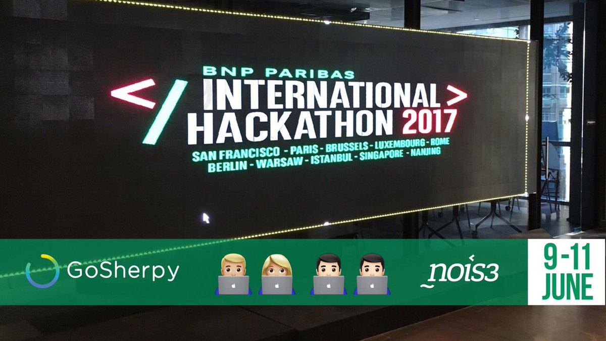 wearenois3's tweet photo. Parte oggi #internationalhackathon in 10 paesi! Chi troverà la soluzione migliore? #SmartTech #hackathon #Banking #smartmoney https://t.co/wtGLAFNEFr
