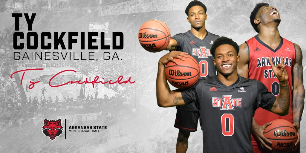 Arkansas State Men’s Basketball (@astatemb) on Twitter photo The #Brotherhood grows with <a href="/CoachBalado/">Mike Balado</a> announcing signing of Ty Cockfield #WolvesUp
🔗 bit.ly/2sbBDpF The #Brotherhood grows with <a href="/CoachBalado/">Mike Balado</a> announcing signing of Ty Cockfield #WolvesUp
🔗 bit.ly/2sbBDpF
