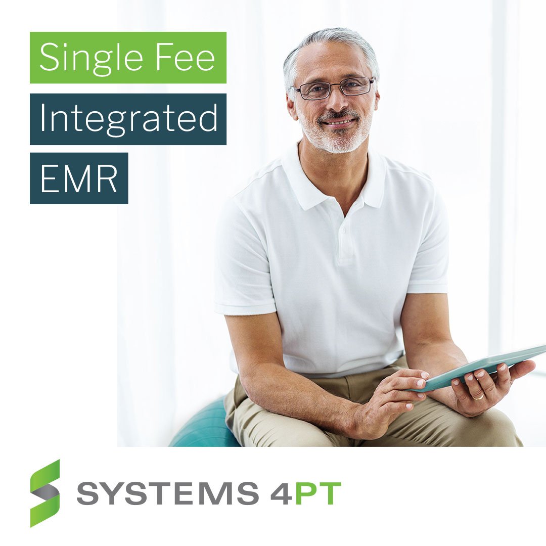 systems4PT's tweet photo. Systems4PT is the fastest EMR for outpatient rehab. Watch 1-min video to learn how: https://t.co/7uFjVxNO5W https://t.co/Ut0i6m55nk